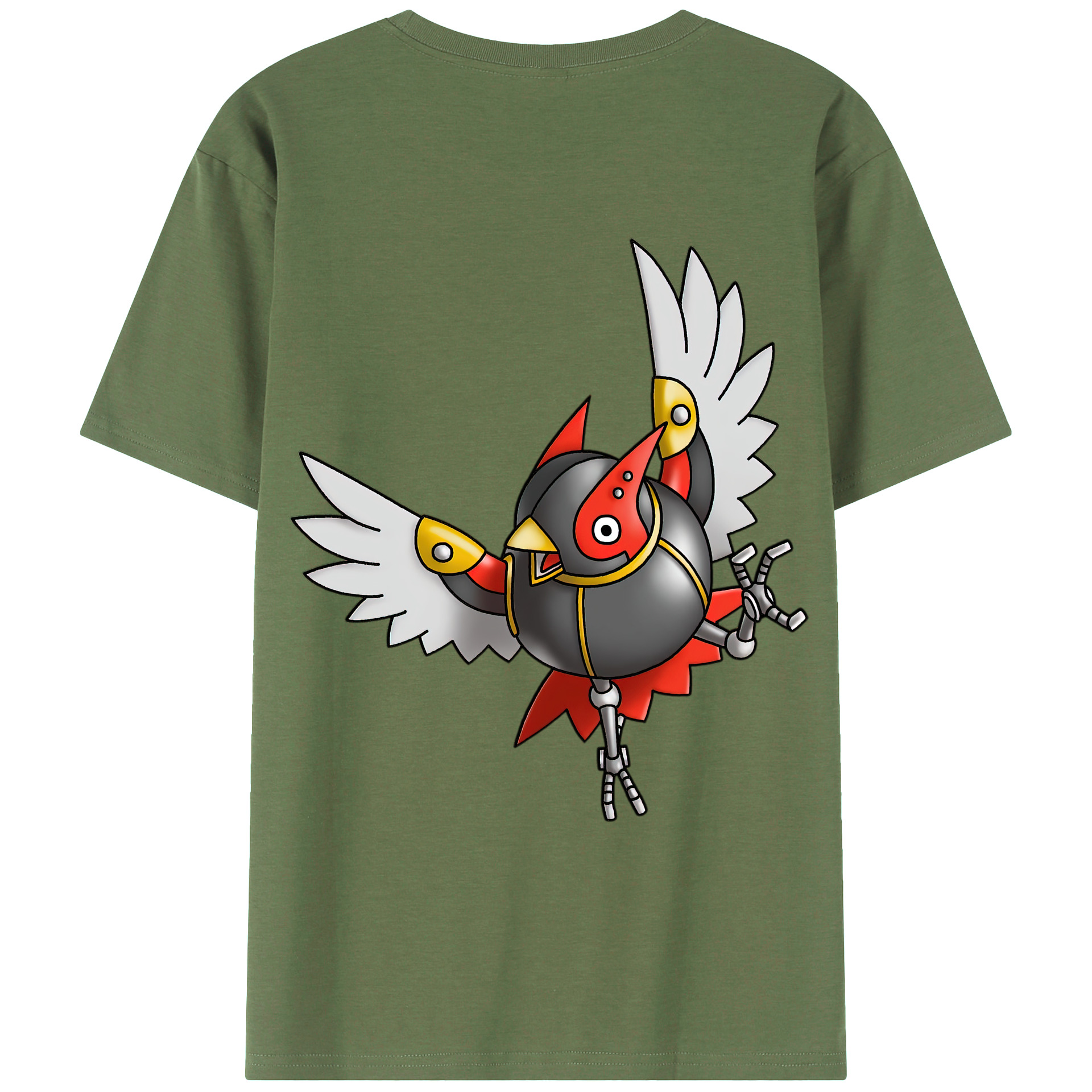 （画像用） ドラゴンクエスト Doragon Kuesuto Dragon Quest 綿100％ メンズ半袖Tシャツ（バックプリント） 通気性